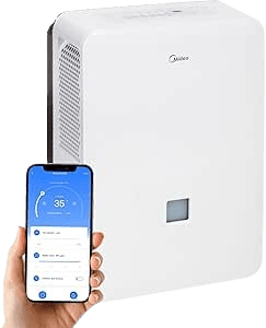 Deshumidificador Midea 50L día