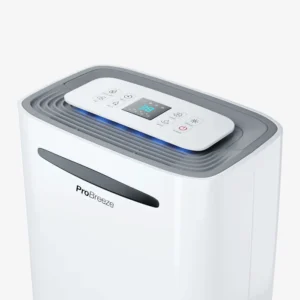 Pro Breeze Deshumidificador 20L controles