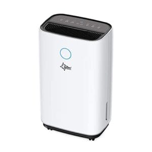 Deshumidificador de aire SUNTEC DryFix MAX 20 | Para espacios de hasta 63 m2 o 150 m3 | Deshumidificador 20 l/día | Deshumidificador – purificador de aire – secador de ropa 3 en 1 | Móvil y eléctrico