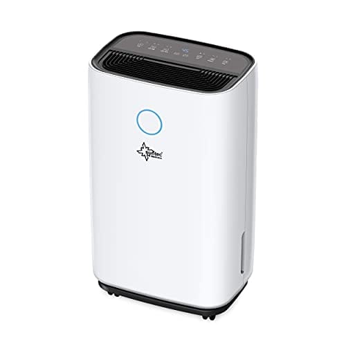 Deshumidificador de aire SUNTEC DryFix MAX 20 | Para espacios de hasta 63 m2 o 150 m3 | Deshumidificador 20 l/día | Deshumidificador – purificador de aire – secador de ropa 3 en 1 | Móvil y eléctrico