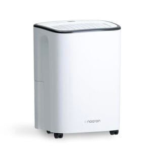 Deshumidificador Noaton DF 4112, máx. 13L/24h, tamaño de la habitación aprox. 65 m³ (~25 m²), 190 W, depósito de agua de 2,5l, manguera de desagüe, temporizador, con sensor de humedad - Contra el moho