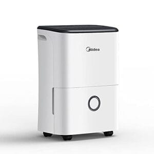 Midea deshumidificador, 20L/24h, habitación de aproximadamente 100 m³ (40 m²), DF-20DEN7-WF, compatible con APP