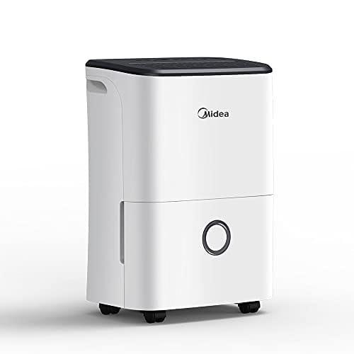 Midea deshumidificador, 20L/24h, habitación de aproximadamente 100 m³ (40 m²), DF-20DEN7-WF, compatible con APP
