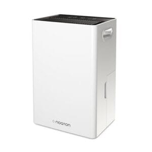 Noaton Deshumidificador Silencioso, 24L/Día, Depósito extraíble 5,5L, Apagado automático, hasta 45 m2, Temporizador 24h, Drenaje Continuo, Sensor de Humedad, Pantalla, Ajuste Humedad, Filtro Lavable