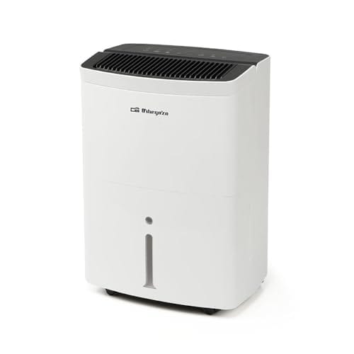 Orbegozo Deshumidificador DH 5000. 50 L/Día (80% HR 30°C). Refrigerante: R290 más respetuoso con el medio ambiente