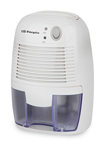 Orbegozo DH 250 Deshumidificador compacto, Silencioso, Depósito 05 litros, 27 W, Blanco