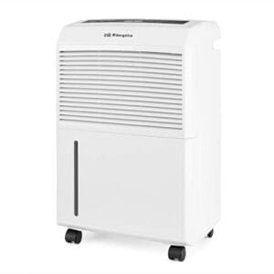 Orbegozo Dh 3000, deshumidificador Con Capacidad De Deshumidificación De 30L/Día, Refrigerante R290, Depósito 5,8 L, Área De Aplicación 120 M2, Sistema Anti-Congelación, 495 W, 2 velocidades