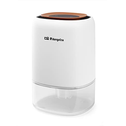 Orbegozo DH 305 - Deshumidificador, Tamaño compacto, silencioso, luz decorativa,sin refrigerante, Capacidad 1 L, 23 W