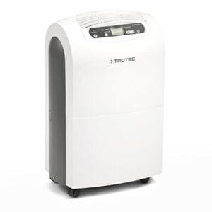 TROTEC Deshumidificador Confort TTK 100 E (deshumidificación de 25L/24h) para habitaciones de 90m ²