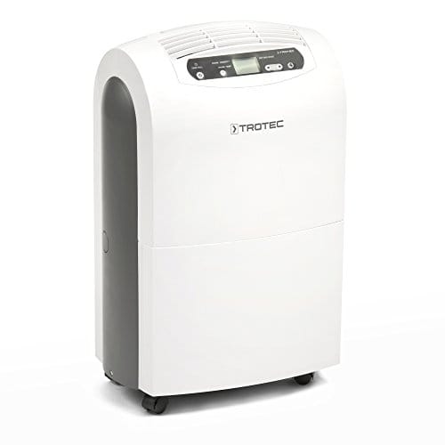 TROTEC Deshumidificador Confort TTK 100 E (deshumidificación de 25L/24h) para habitaciones de 90m ²