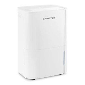 TROTEC Deshumidificador eléctrico TTK 54 E, 18L/24h, Filtro de Aire, Secado de Ropa, 430 W, Indicador LED, Depósito 3L, Portátil, Ruedas, Blanco