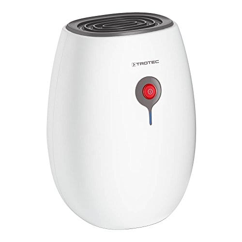 TROTEC Deshumidificador Peltier TTP 2 E, 0,220 L/día, Purificador de Aire, Habitaciones de 5m², Filtro de Aire, Depósito de 0,5 L, Diseño Compacto y Elegante, Portátil