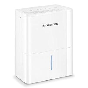 TROTEC Deshumidificador TTK 32 E, 14 L/día, Habitaciones 15m² / 37m³, Depósito 2,1 L, 1 Velocidad