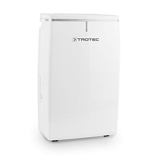 TROTEC Deshumidificador TTK 72 E, 24 L/día, Indicador LED, Depósito 5,5 litros, Compacto, Función Secado de Ropa