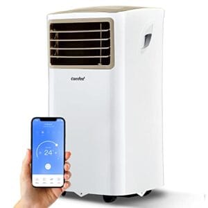 Comfee Aire Acondicionado Portátil Silencioso,9000BTU/2300 Frigorías,3 en 1 Aire Acondicionado Portátil Bajo Consumo,Refrigeración,Ventilación y Deshumidificación,Control de APP,Eco 290,Easy Cool 2.6