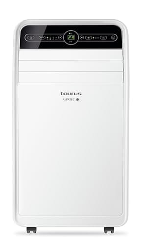 Taurus AC 351 RVKT Aire acondicionado portátil 4 en 1, climatizador 4 en 1: calor, frío, deshumidificador y ventiladortemporizador, 1370/1280 W, blanco